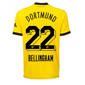 Borussia Dortmund Jude Bellingham #22 Hemmatröja 2023-24 Kortärmad